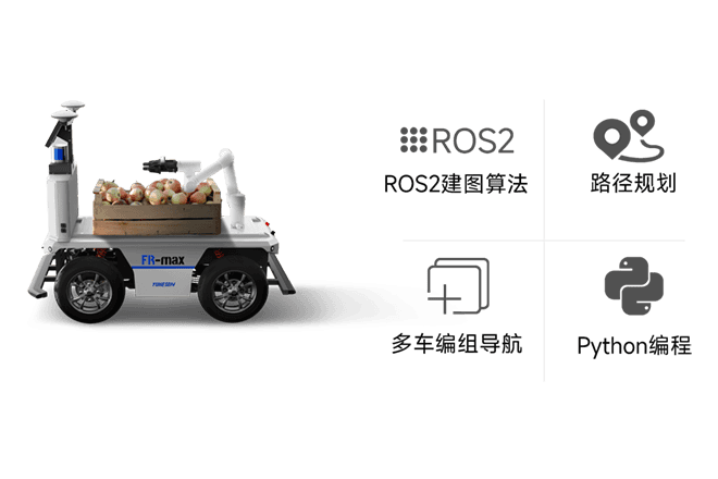 OS-mate ROS科研教学模块结合 ROS/ROS2 导航系统，支持 ROS2 建图算法、路径规划、多车编组导航与 Python 编程开发