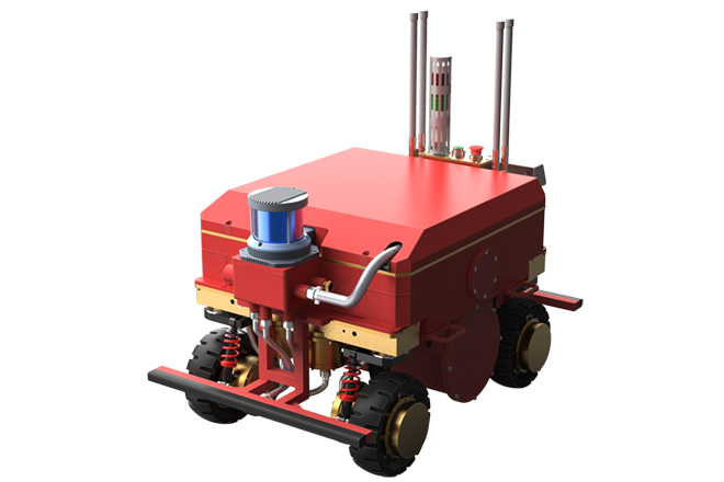Ex d IIC T6 explosion-proof robot chassis
