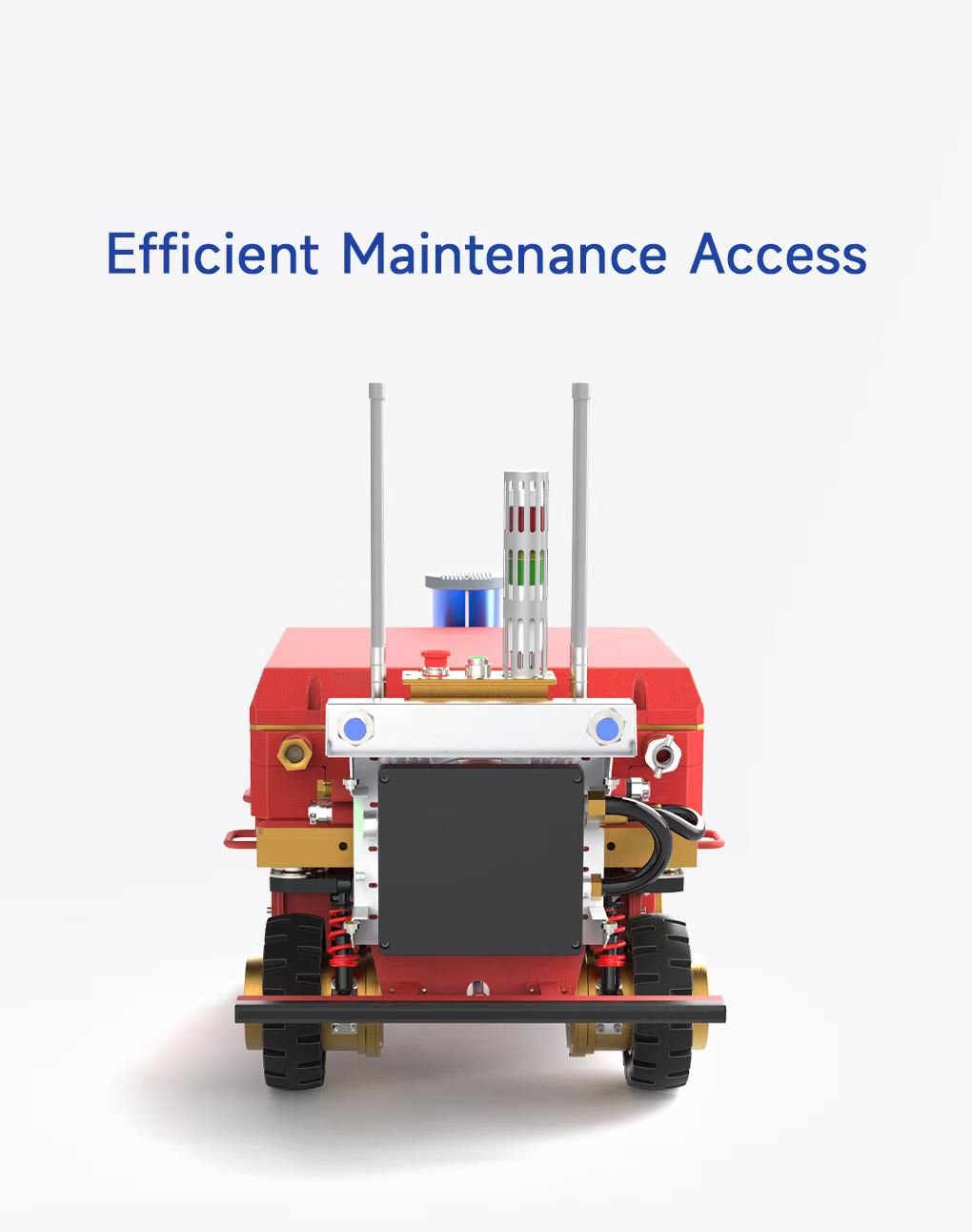 Industrial multi-functional explosion-proof mobile chassis