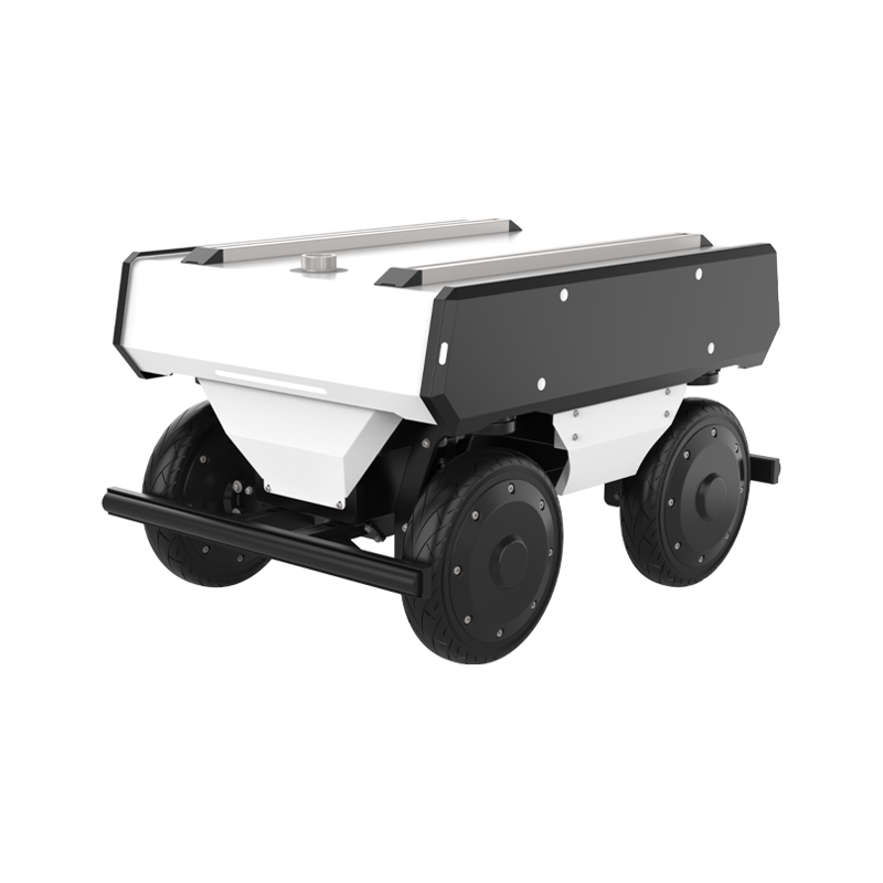 OMNI series fw-mid pro four wheel drive omnidirectional robot chassis.