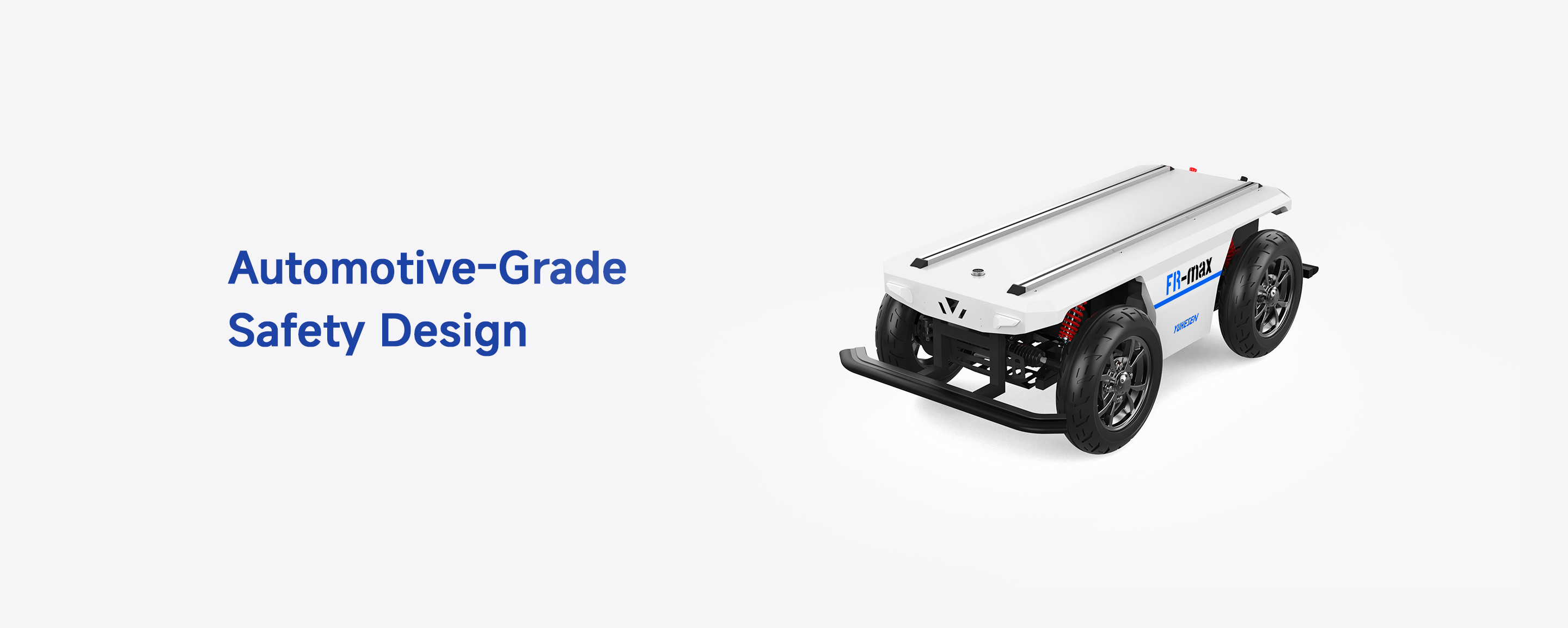 FR-max Automotive-grade safety-designed Ackermann robot chassis