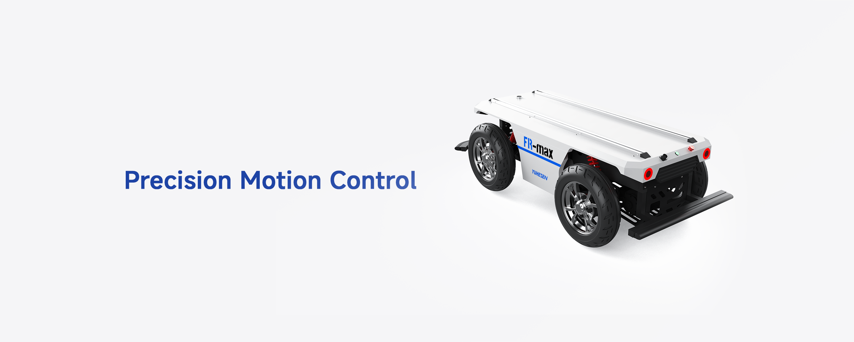 FR-max Ackermann steering chassis  demonstrating precision motion control