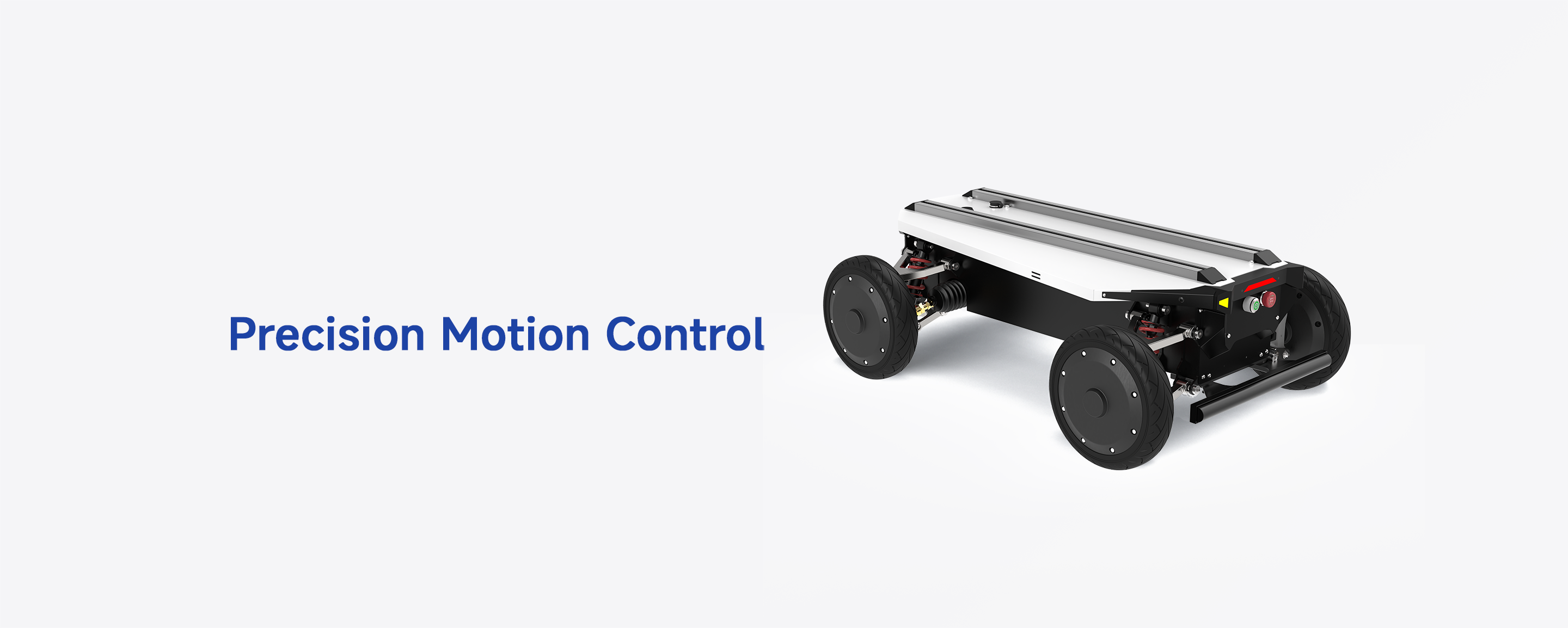 MK-mini UGV chassis platform demonstrating precision motion control